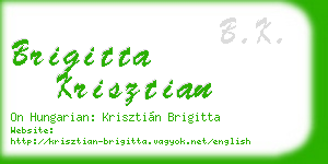 brigitta krisztian business card